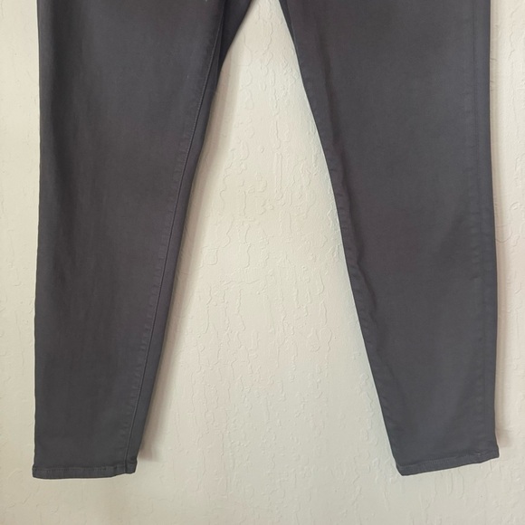 J BRAND Alana High Rise Crop Skinny Jeans Light Coated Chrome - Picture 7 of 14